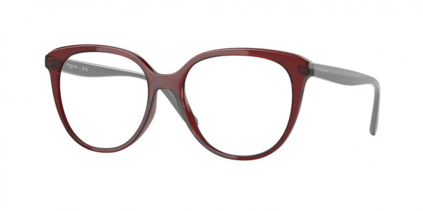 Vogue VO5451F Eyeglasses, 2924 TRANSPARENT BORDEAUX (RED)