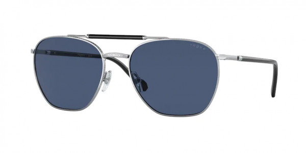 Vogue VO4256S Sunglasses, 323/80 SILVER DARK BLUE (SILVER)
