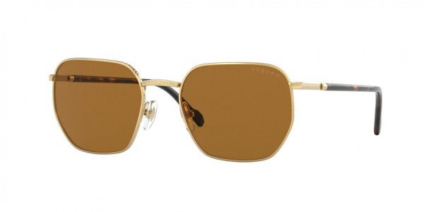 Vogue VO4257S Sunglasses, 280/83 GOLD BRONZE POLAR (GOLD)