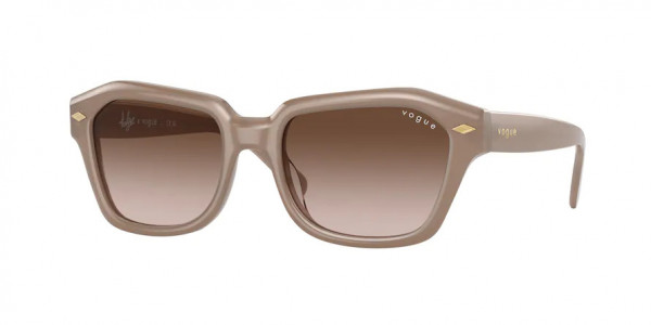 Vogue VO5444S Sunglasses, 300813 OPAL SAND BROWN GRADIENT (BROWN)