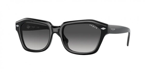 Vogue VO5444S Sunglasses, W44/8G BLACK GREY GRADIENT (BLACK)