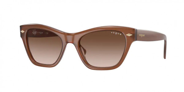 Vogue VO5445S Sunglasses, 301013 OPAL BROWN BROWN GRADIENT (BROWN)
