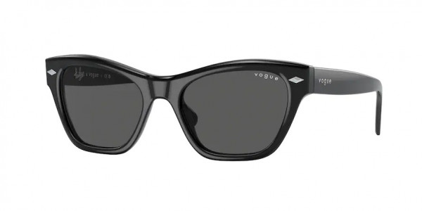 Vogue VO5445S Sunglasses, W44/87 BLACK DARK GREY (BLACK)