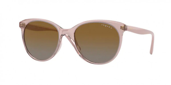 Vogue VO5453S Sunglasses, 2942T5 TRANSPARENT PINK GREY GRADIENT (PINK)