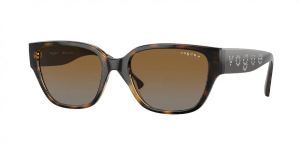 Vogue VO5459SB Sunglasses, W656T5 DARK HAVANA POLAR GRADIENT BRO (BROWN)