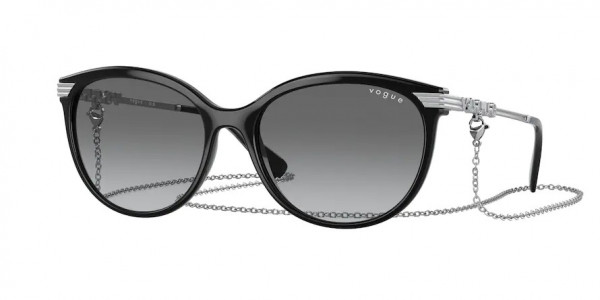 Vogue VO5460S Sunglasses, W44/11 BLACK GRADIENT GREY (BLACK)