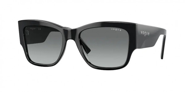 Vogue VO5462S Sunglasses, W44/11 BLACK GRADIENT GREY (BLACK)