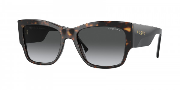 Vogue VO5462S Sunglasses, W656T3 DARK HAVANA GREY GRADIENT DARK (BROWN)