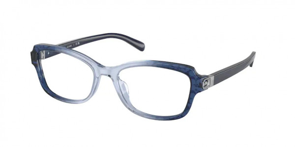 Coach HC6193U Eyeglasses, 5708 BLUE GRADIENT SIGNATURE C (BLUE)