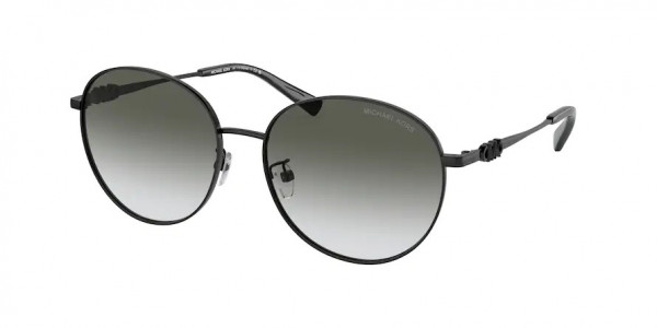 Michael Kors MK1119 ALPINE Sunglasses, 10058E ALPINE SHINY BLACK GREY CLEAR (BLACK)