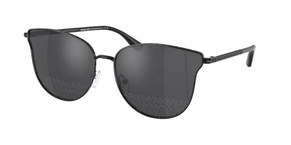 Michael Kors MK1120 SALT LAKE CITY Sunglasses, 10056G SALT LAKE CITY SHINY BLACK GUN (BLACK)
