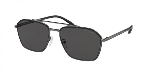 Michael Kors MK1124 MATTERHORN Sunglasses, 100287 MATTERHORN MATTE GUNMETAL DARK (GREY)