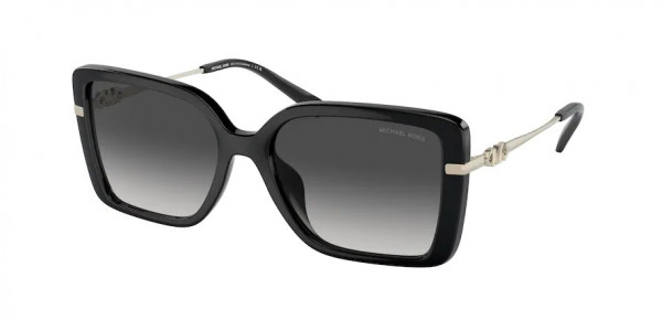 Michael Kors MK2174U CASTELLINA Sunglasses, 30058G CASTELLINA BLACK DARK GREY GRA (BLACK)