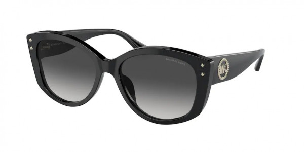 Michael Kors MK2175U CHARLESTON Sunglasses, 30058G CHARLESTON BLACK BIO DARK GREY (BLACK)