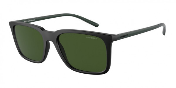 Arnette AN4314 TRIGON Sunglasses, 285271 TRIGON MATTE BLACK DARK GREEN (BLACK)