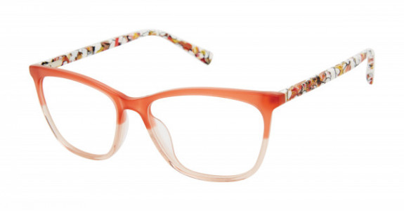 gx by Gwen Stefani GX092 Eyeglasses, Coral/Blush (COR)