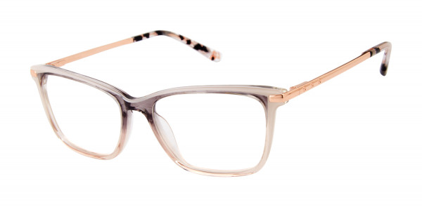 L.A.M.B. LA108 Eyeglasses, Grey/Blush (GRY)
