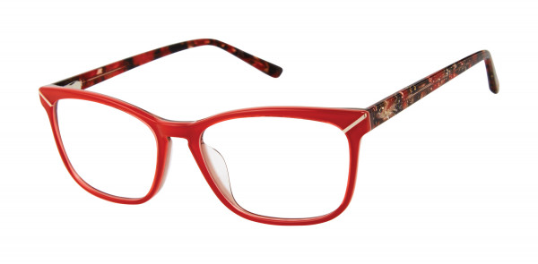 L.A.M.B. LAUF106 Eyeglasses, Red (RED)