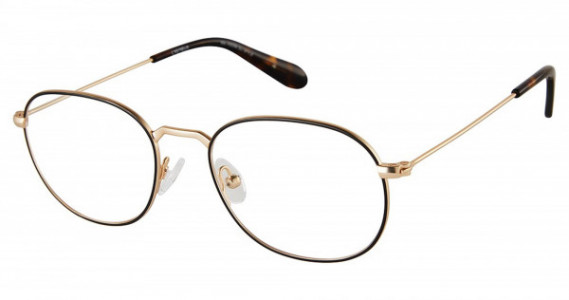 Cremieux BOUCLE Eyeglasses, BLACK/GOLD