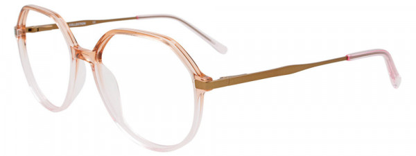 CHILL C7051 Eyeglasses, 010 - Grad Tr Brn & Pink / Sat Gold