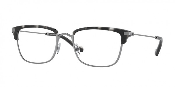 Brooks Brothers BB1101 Eyeglasses, 1028 SHINY GUNMETAL / GREY HORN (GREY)