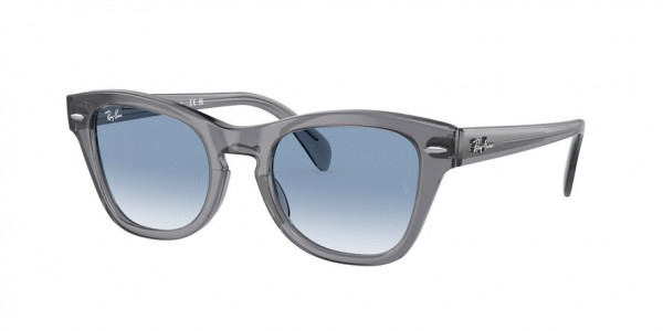 Ray-Ban RB0707S Sunglasses, 66413F TRANSPARENT GREY CLEAR GRADIEN (GREY)
