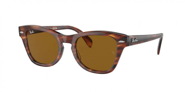 Ray-Ban RB0707S Sunglasses, 954/33 STRIPED HAVANA BROWN (BROWN)