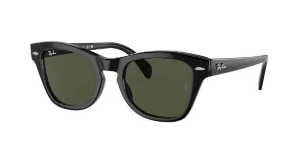 Ray-Ban RB0707SF Sunglasses, 901/31 BLACK GREEN (BLACK)