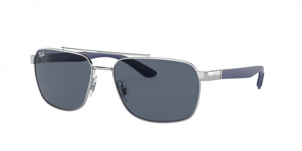 Ray-Ban RB3701 Sunglasses, 924387 SILVER DARK GREY (SILVER)