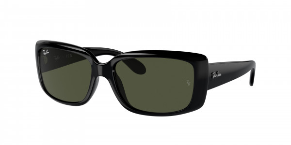 Ray-Ban RB4389 Sunglasses, 601/31 BLACK GREEN (BLACK)