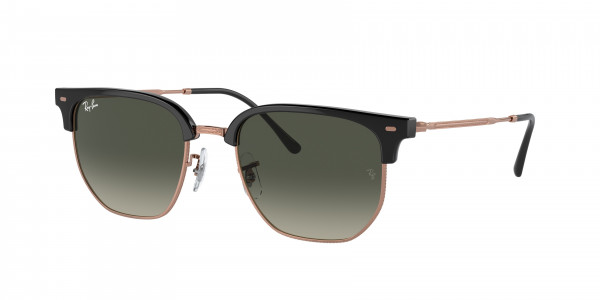 Ray-Ban RB4416 NEW CLUBMASTER Sunglasses, 672071 NEW CLUBMASTER DARK GREY ON RO (GREY)