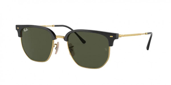 Ray-Ban RB4416F NEW CLUBMASTER Sunglasses, 601/31 NEW CLUBMASTER BLACK ON ARISTA (BLACK)