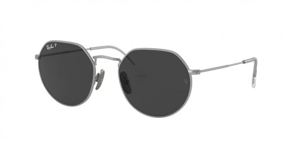 Ray-Ban RB8165 Sunglasses, 920948 SILVER POLAR BLACK (SILVER)