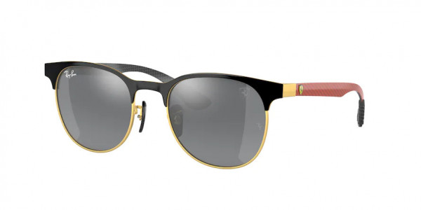 Ray-Ban RB8327M Sunglasses, F0816G BLACK ON MATTE ARISTA GREY GRA (BLACK)