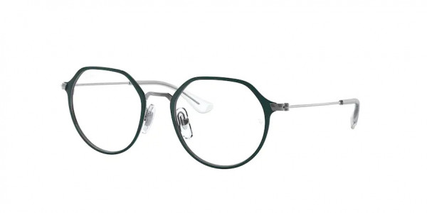 Ray-Ban Junior RY1058 Eyeglasses, 4084 MATTE GREEN ON GUNMETAL (GREEN)