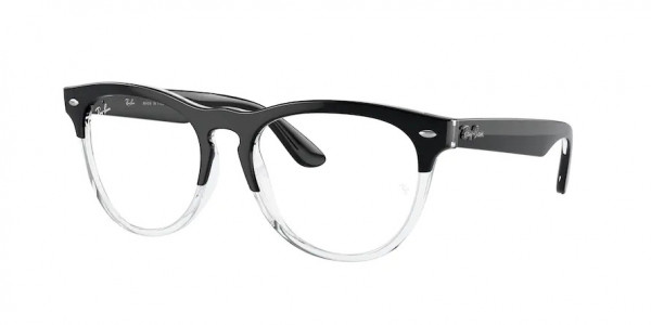 Ray-Ban Optical RX4471V IRIS Eyeglasses, 8193 IRIS BLACK ON TRANSPARENT (BLACK)