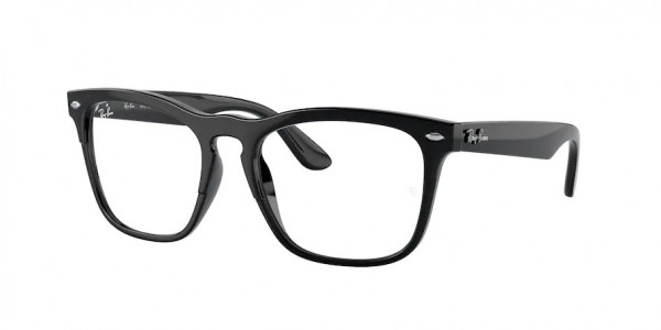 Ray-Ban Optical RX4487V STEVE Eyeglasses, 8192 STEVE BLACK (BLACK)