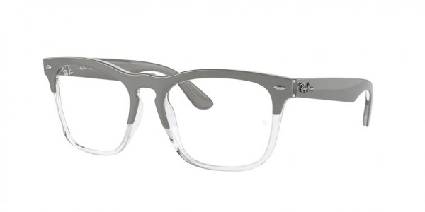 Ray-Ban Optical RX4487VF STEVE Eyeglasses, 8197 STEVE GREY ON TRANSPARENT (GREY)