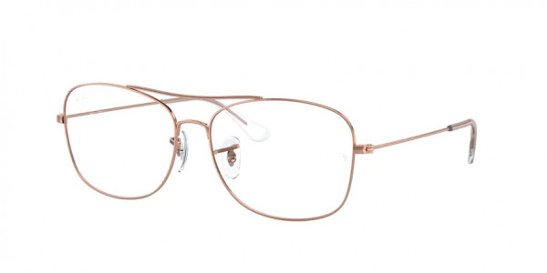 Ray-Ban Optical RX6499 Eyeglasses, 3094 ROSE GOLD (GOLD)