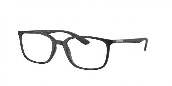 Ray-Ban Optical RX7208 Eyeglasses, 5204 MATTE BLACK (BLACK)