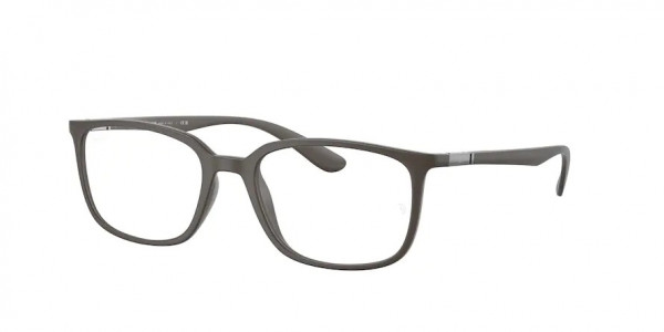 Ray-Ban Optical RX7208 Eyeglasses, 8063 MATTE BROWN (BROWN)