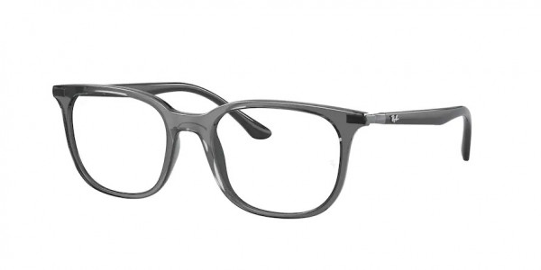 Ray-Ban Optical RX7211 Eyeglasses, 8205 TRANSPARENT GREY (GREY)