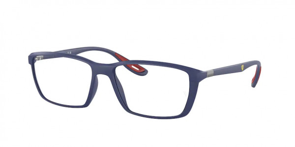 Ray-Ban Optical RX7213M Eyeglasses, F604 MATTE BLUE (BLUE)