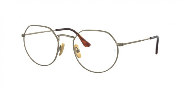 Ray-Ban Optical RX8165V Eyeglasses, 1222 DEMI GLOSS ANTIQUE GOLD (GOLD)
