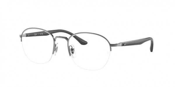 Ray-Ban Optical RX6487 Eyeglasses, 2502 GUNMETAL (GREY)