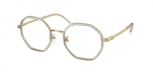 Tory Burch TY1075 Eyeglasses, 3335 TRANSPARENT CLEAR (TRANSPARENT)