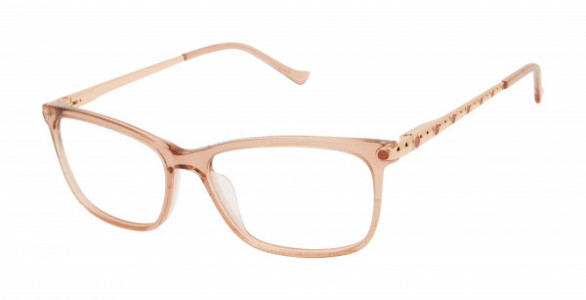 Tura R597 Eyeglasses, Brown/Rose Gold Glitter (BRN)