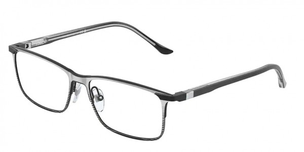 Starck Eyes SH2073 Eyeglasses, 0001 BLACK SYLVER (BLACK)