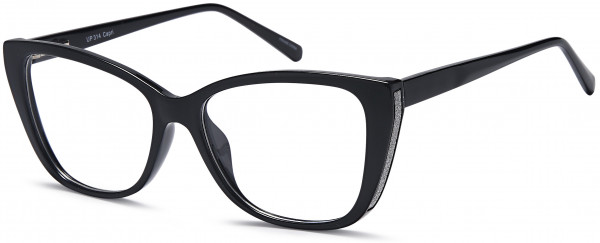 4U UP 314 Eyeglasses, Black