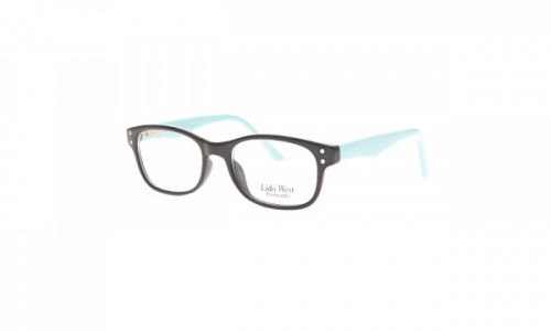 Lido West Worm Eyeglasses, Black Blue